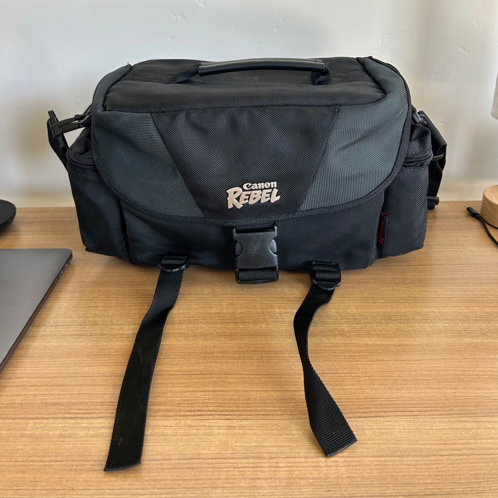 Canon EOS Utility Tech Camera Bag Black Gray DSLR Gadget Case Normcore